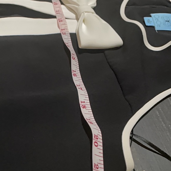 🖤Cece Black A-Line Dress with White Contrast Bow Detail. Size 14. NWT!🖤 - Picture 9 of 12